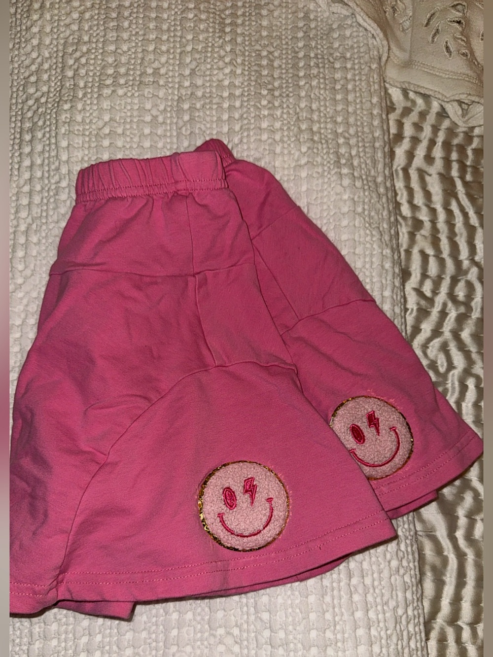 Excellent condition Lola + The Boys Pink Smile Embellished Bday Skirt Size:6 - Picture 5 of 9